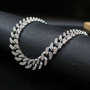 Colier  Cuban Argintiu