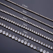 Set Colier și Bratara Tennis, Gold cu Cristal