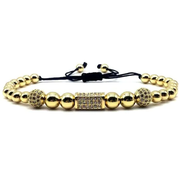 Bratara Luxury Cubic Diamond Aurit