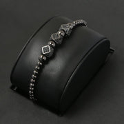 Bratara Black Diamond Dices Gold